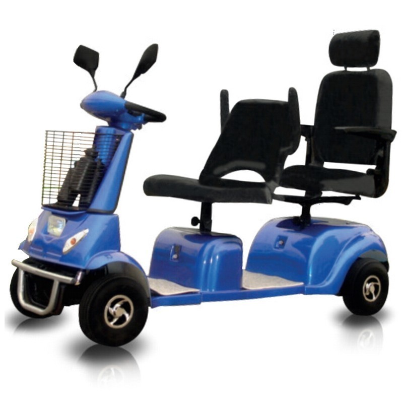 Scooter eléctrico de 2 plazas para discapacitados ENABLED COMBO - Ayudas  Mayores