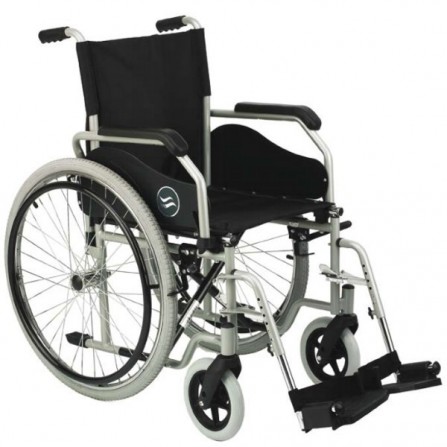 Silla de ruedas plegable de acero Breezy 90