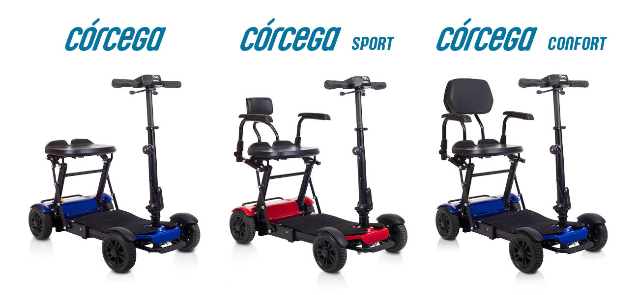 Modelos de scooter plegable Córcega