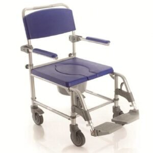 Silla con inodoro 4 ruedas