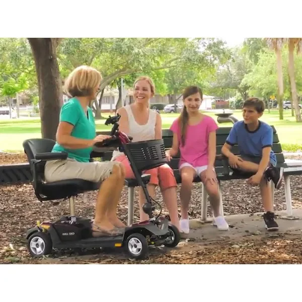 Scooter Electrico Con Suspension Gogo Lx - vista lateral