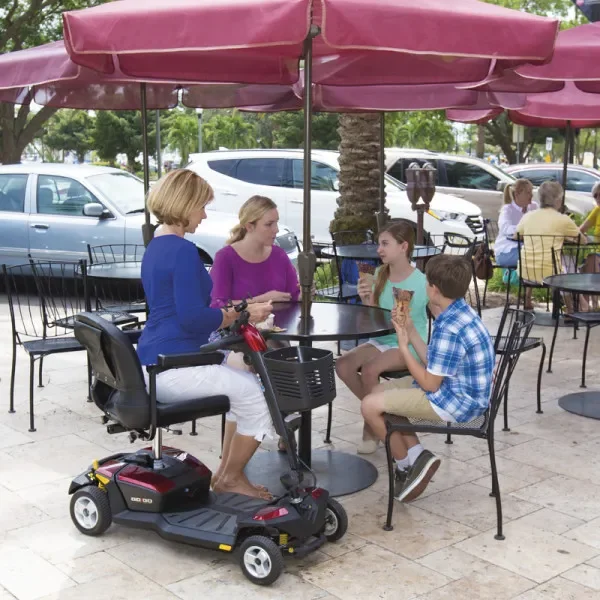 Scooter Electrico Con Suspension Gogo Lx - vista trasera