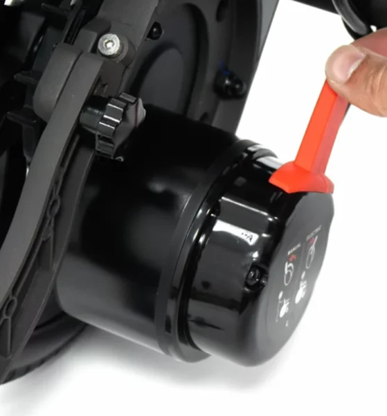Silla Eléctrica Kittos Magnesium – Cambio entre modo manual y modo eléctrico