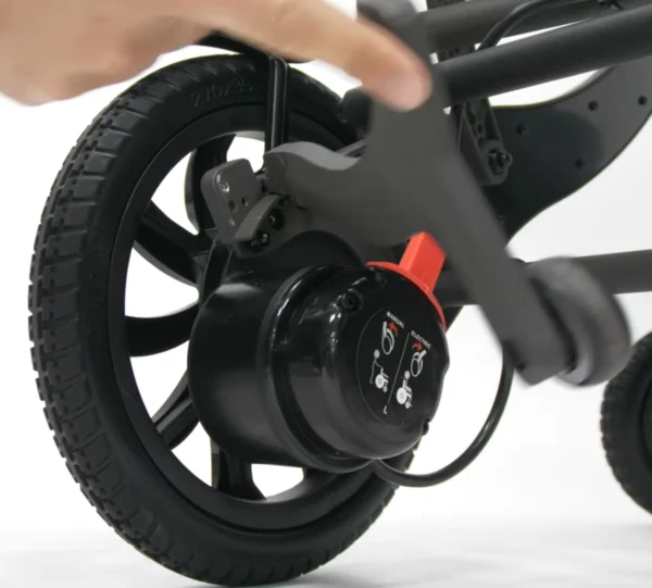 Silla Eléctrica Kittos Magnesium – Gestión de antivuelcos y respaldos abatibles
