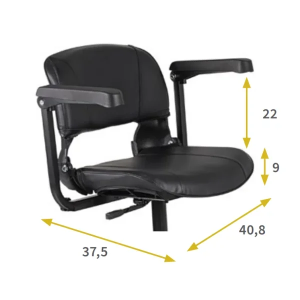 Scooter Electrica Urbana Ambar Wellell Motor 350w Y Asiento Giratorio 360 - imagen 17