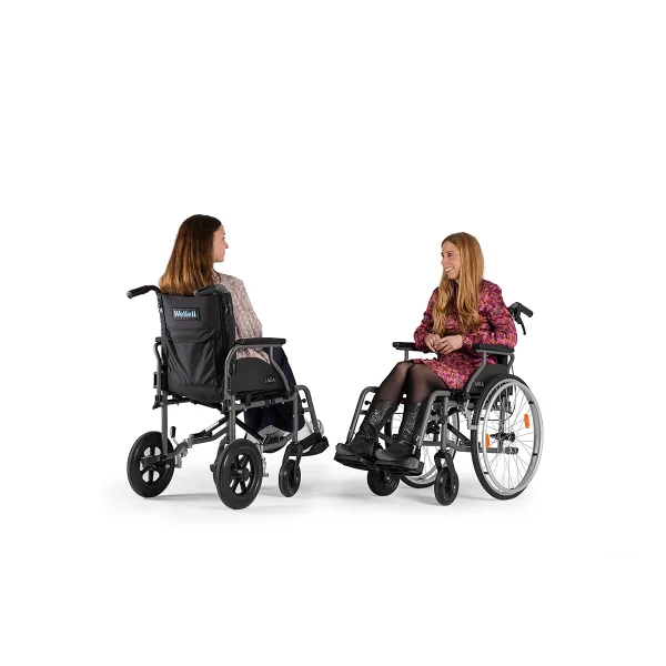 Silla de Ruedas Manual Mika – Aluminio Ligero, Plegable | Wellell